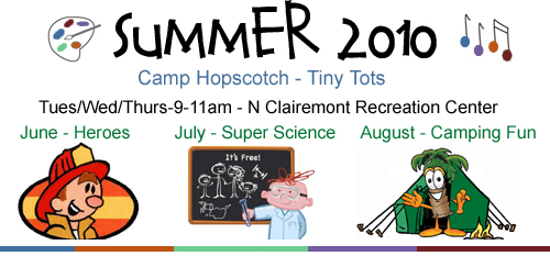 Summer Tiny Tots Classes